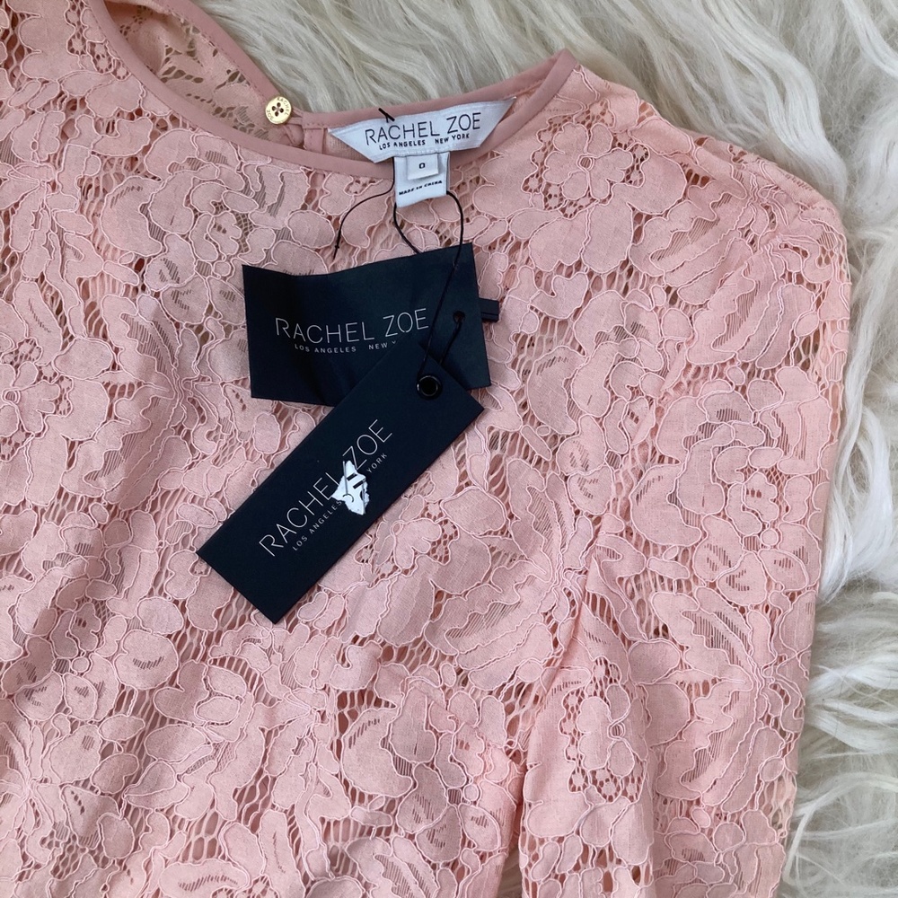 RACHEL ZOE Lace Pattern Mini Dress - Picture 9 of 15